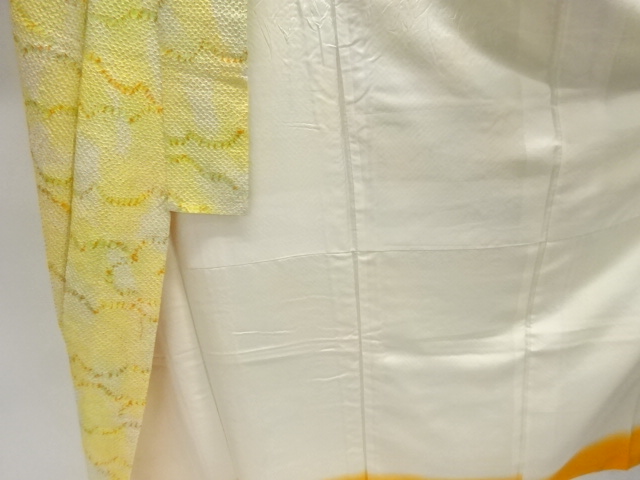  本総絞り雲模様小紋着物